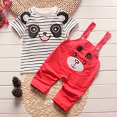 Superior Quality Baby Panda Baby Bear 2 Piece Toddler Girl Boy Dress